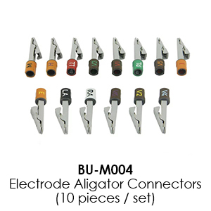 BU-M004 Electrode Aligator Connectors (10 pieces /set)