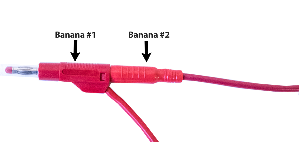 A stackable plug banana clip