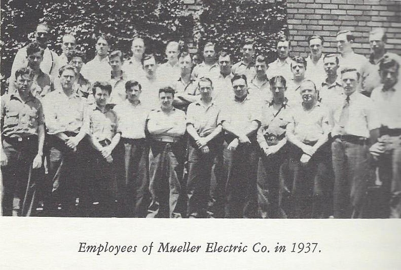 Mueller Electric Employees 1937