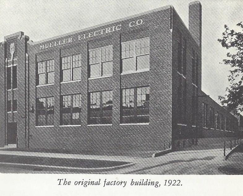 Mueller Electric Original Factory Building 1922