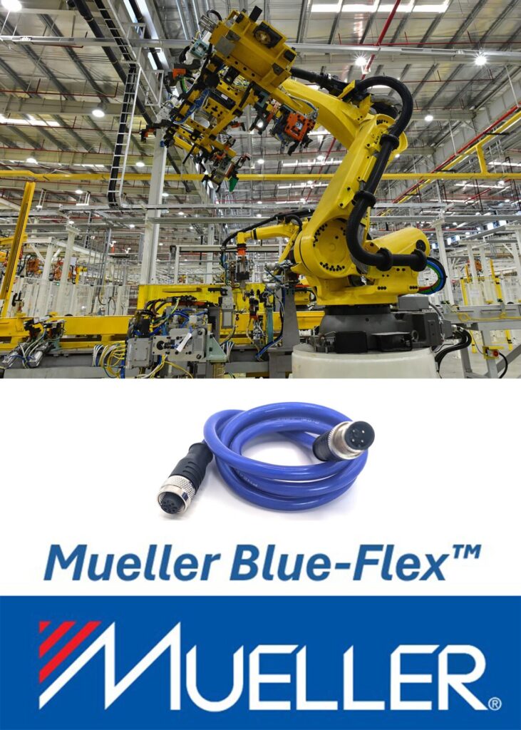 Mueller Blue-Flex™ continuous flex wire for automation applications