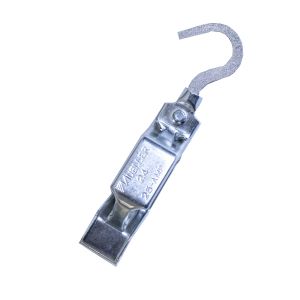 BU-24APN-HOOK 
Steel Grounding Clip with a Steel Hanging Hook, Connects to 10 AWG Wire Via Crimp or Screw Connection Included.